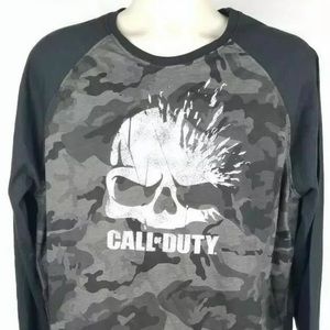 CALL OF DUTY Camouflage Long Sleeve Raglan